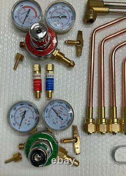 WELDING/BRAZING KIT w REGULATORS Acetylene/Oxy Victor Type 315FC/2460CA -NEW