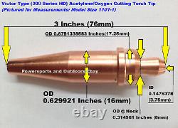 WELDING/CUTTING KIT w REGULATORS Acetylene/Oxy Victor Type 315FC/2460CA -NEW