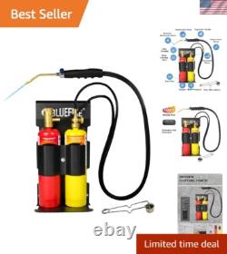 Welding Gas Torch Kit Alloy Steel Heat Up to 5252°F for Brazing, Soldering