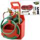 Welding Tools Portable Victor Cutting Torch Kit Oxygen Acetylene Tote Carrier