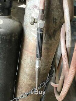 Welding/cutting Oxygen & Acetylene Tanks-cart-torch-gauges Hose