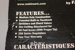 Weldmark by victor medium duty cutting and welding outfit and extras