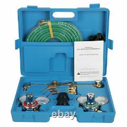 WithGauges & goggles & hoses Weld Welding Cutting Torch Kit Oxygen Acetylene