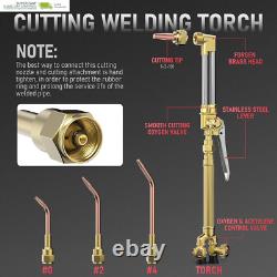 YESWELDER Oxygen & Acetylene Torch Kit, Welding Cutting Torch Kit, Gas Cutting T