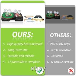 Znnam Oxy Acetylene Cutting Torch Kit 17PCS