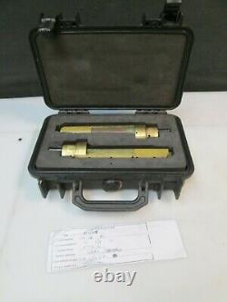 (qty. 2) Brass High Voltage Plc Plasma Gas Welding Cutting Torch Head Tip Used